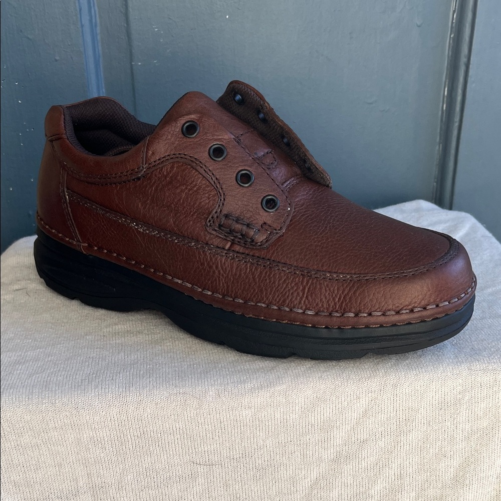 Nunn Bush Comfort Gel Brown Leather Show, Size 8.5W